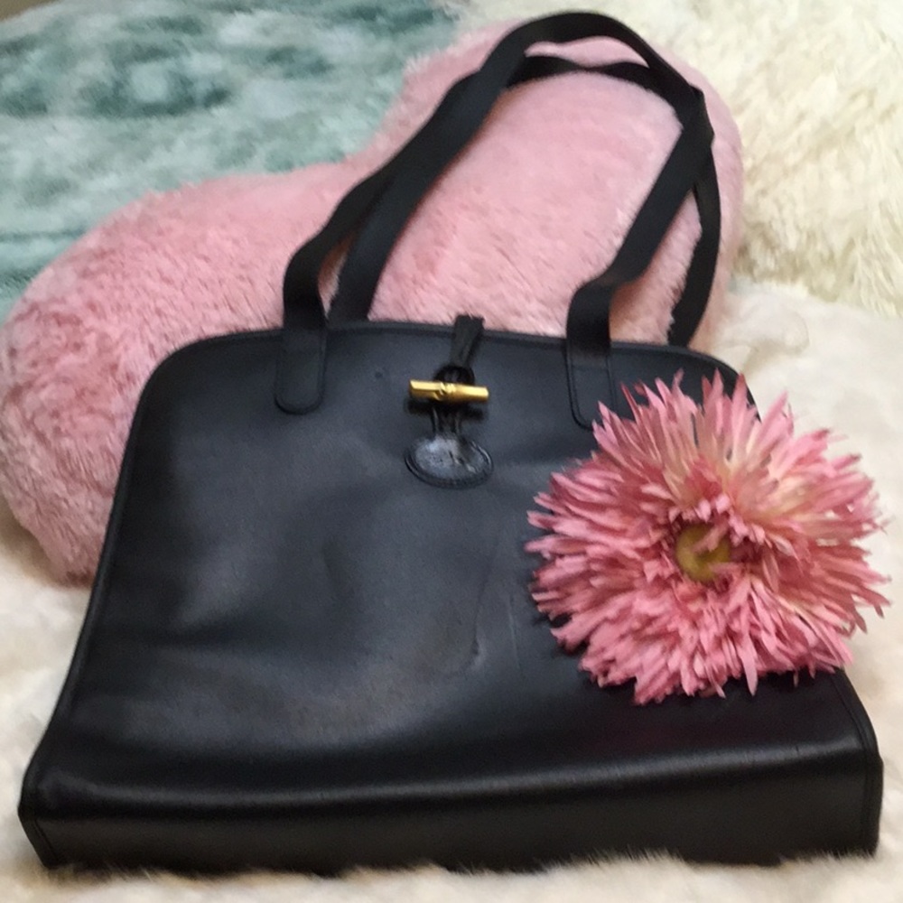 ..Longchamp leather Roseau purses